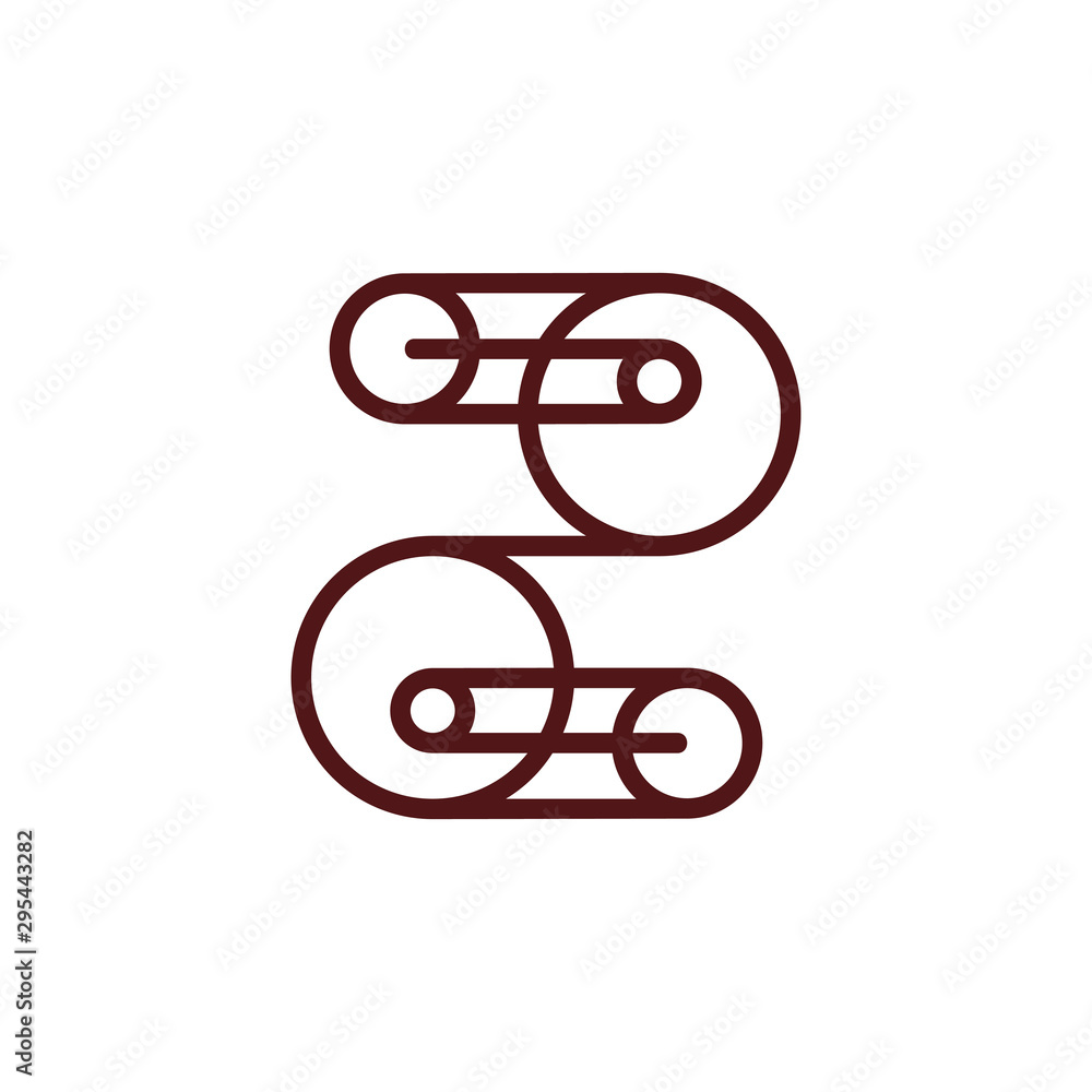 pulley machine wheel machine geometric design vector pulley machine wheel machine geometric design vector