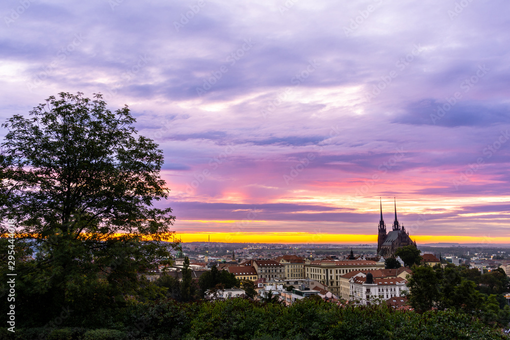 Fototapeta premium Brno Cathedral in the morning