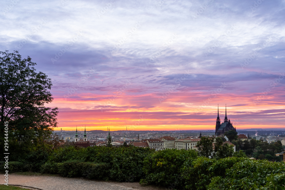 Fototapeta premium Brno Cathedral in the morning
