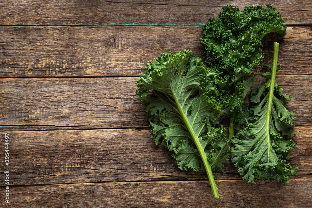 fresh green organic kale leaves fresh green organic kale leaves