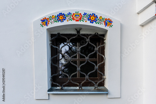 Canvas Print South Moravian traditional folk wine cellar