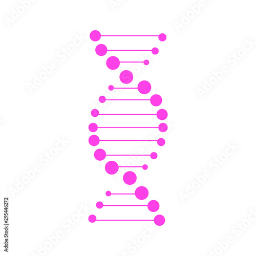 DNA object. Vector illustration for poster