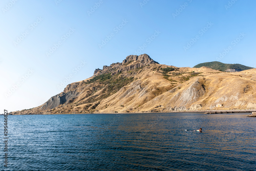 Crimea. Black Sea. The mountains.