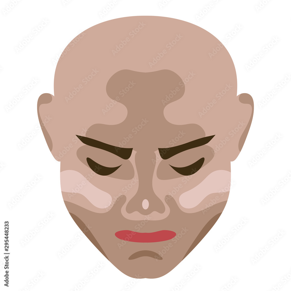 Image of a person's face with closed eyes