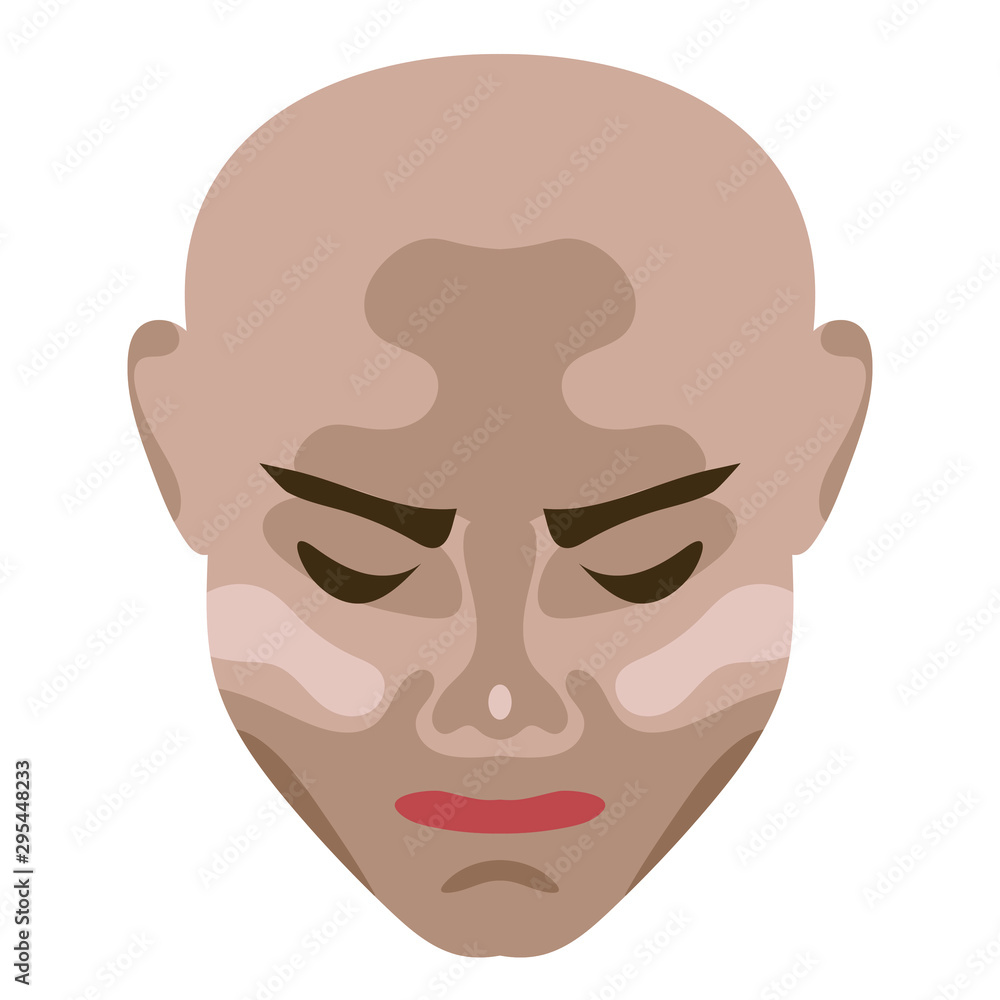 Image of a person's face with closed eyes Image of a person's face with closed eyes