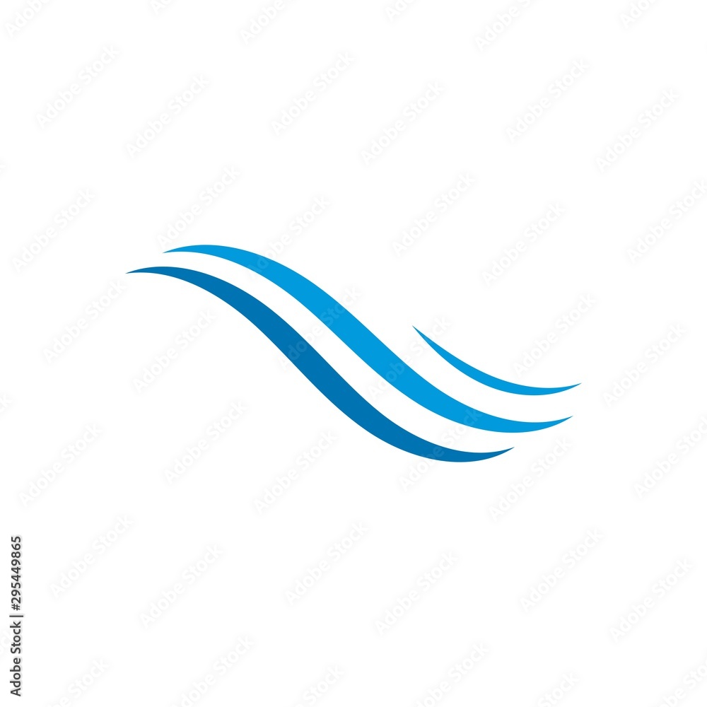 Water Wave Logo Template. vector Icon illustration design Water Wave Logo Template. vector Icon illustration design