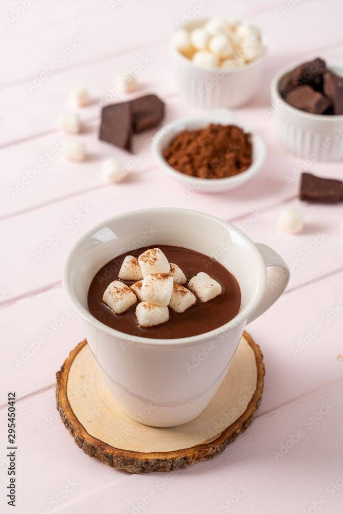 hot chocolate with marshmallows hot chocolate with marshmallows