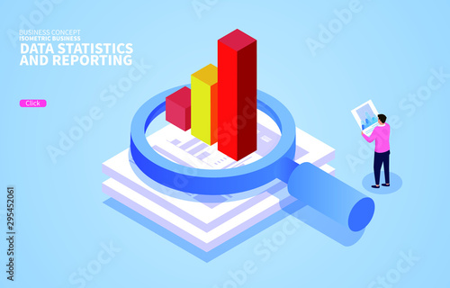 Review and analyze business data reports
