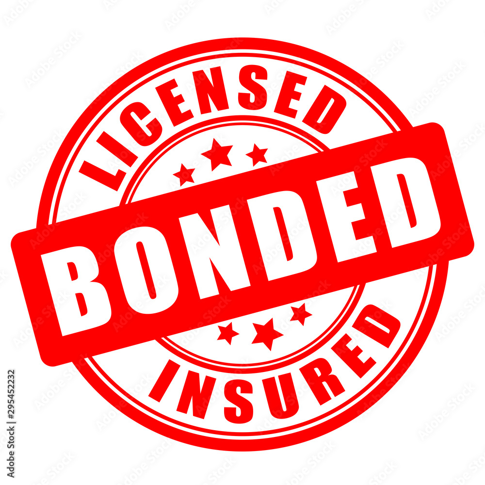 Licensed bonded insured round seal Licensed bonded insured round seal