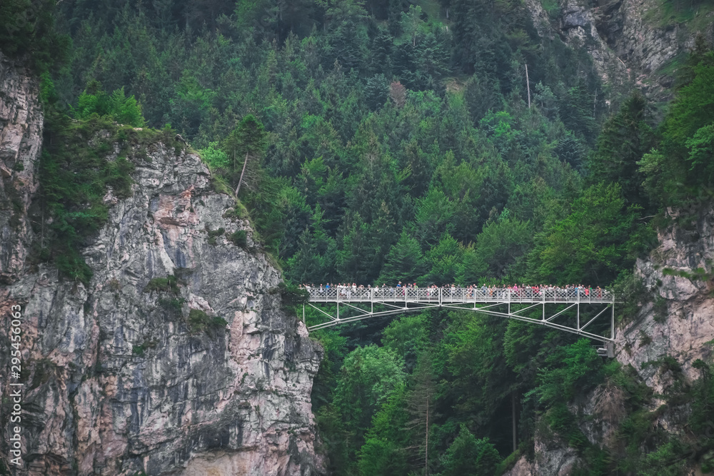 Marienbrucke or Bridge of Queen Mary spanning the spectacular Pollat