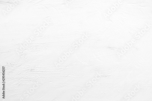 White Grunge Painting on Wooden Board Texture Background.