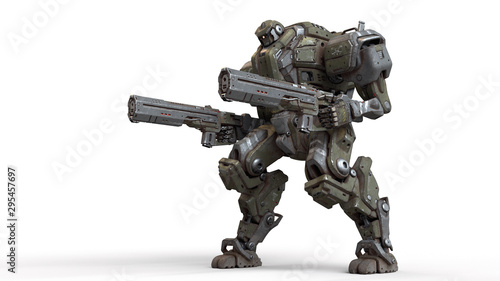 3d illustration of sci-fi m...