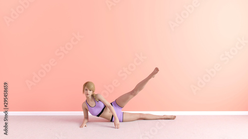 Leg Stretch Yoga Pose