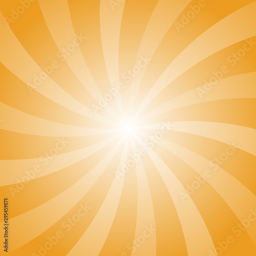 Wallpaper Mural Sunlight wide horizontal background. Orange color burst background. Vector illustration. Torontodigital.ca
