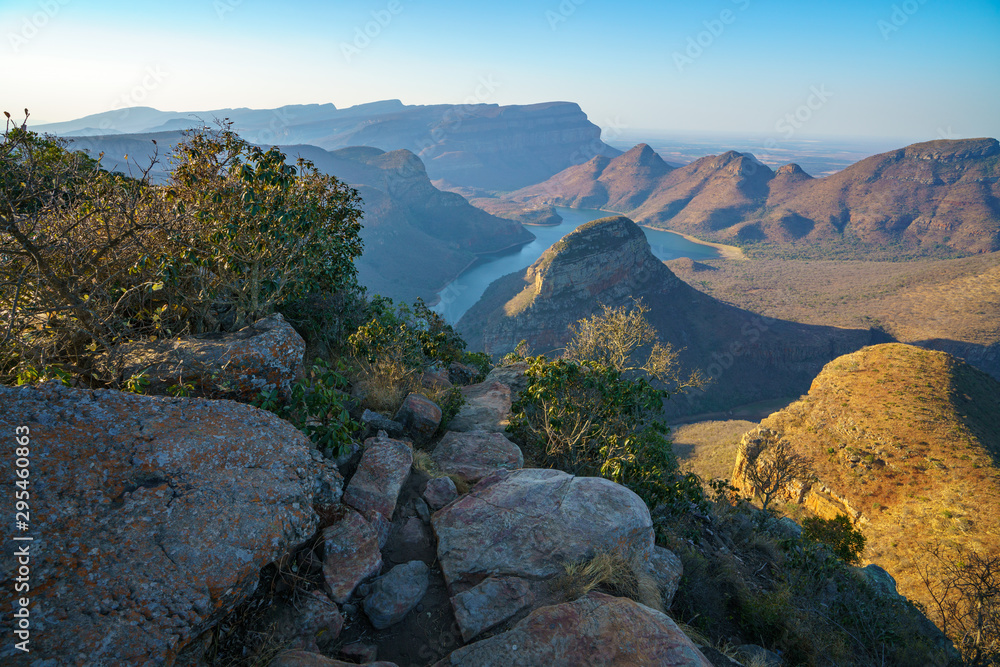 three rondavels and blyde river canyon at sunset, south africa 12