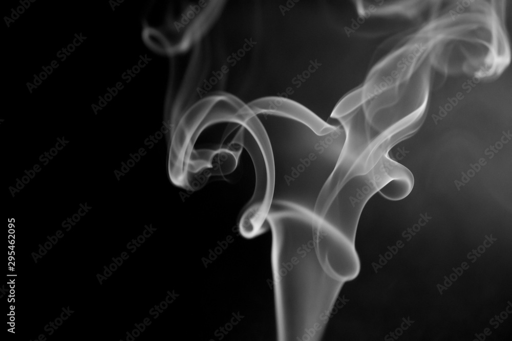 smoke on black background smoke on black background