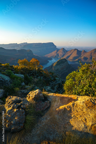 three rondavels and blyde river canyon at sunset, south africa 48