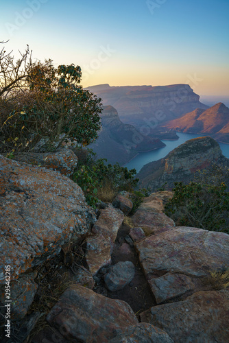 three rondavels and blyde river canyon at sunset, south africa 61