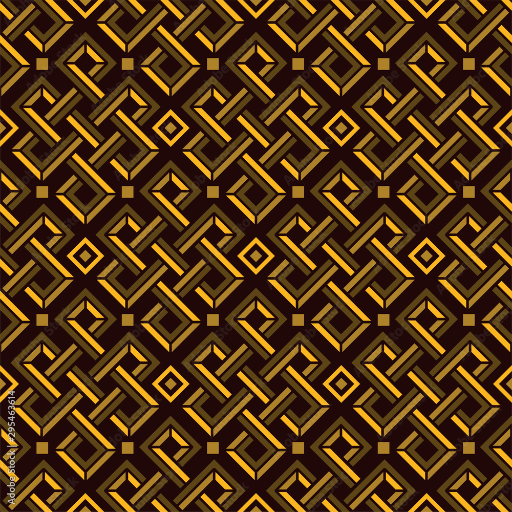 Celtic knot vector 3d seamless pattern of rectangular shapes Celtic knot vector 3d seamless pattern of rectangular shapes