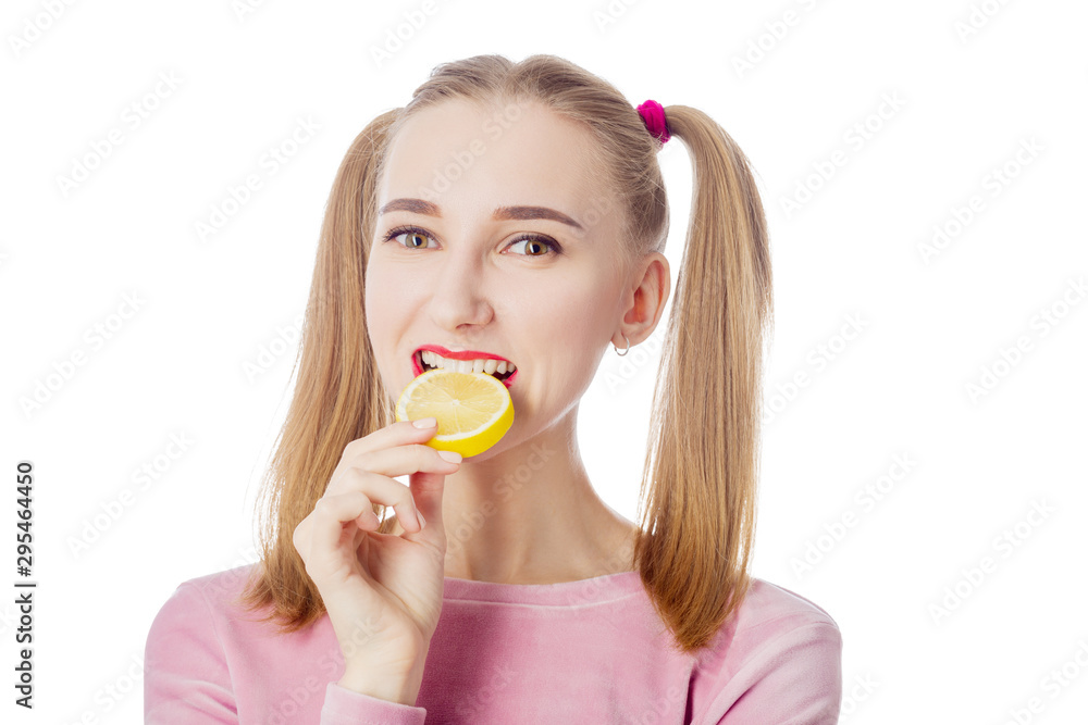 girl with lemon girl with lemon