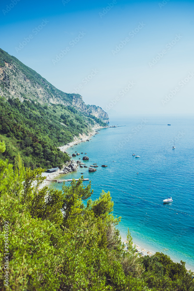 Beautiful landscape and seascape of Montenegro. Budva Beautiful landscape and seascape of Montenegro. Budva