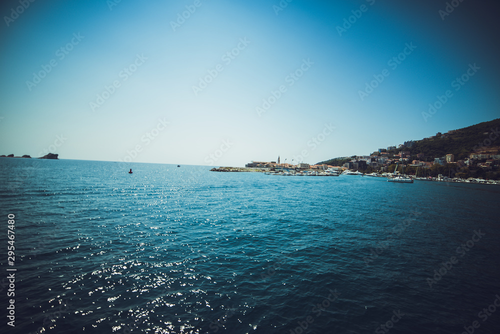 Fototapeta premium Beautiful landscape and seascape of Montenegro. Budva
