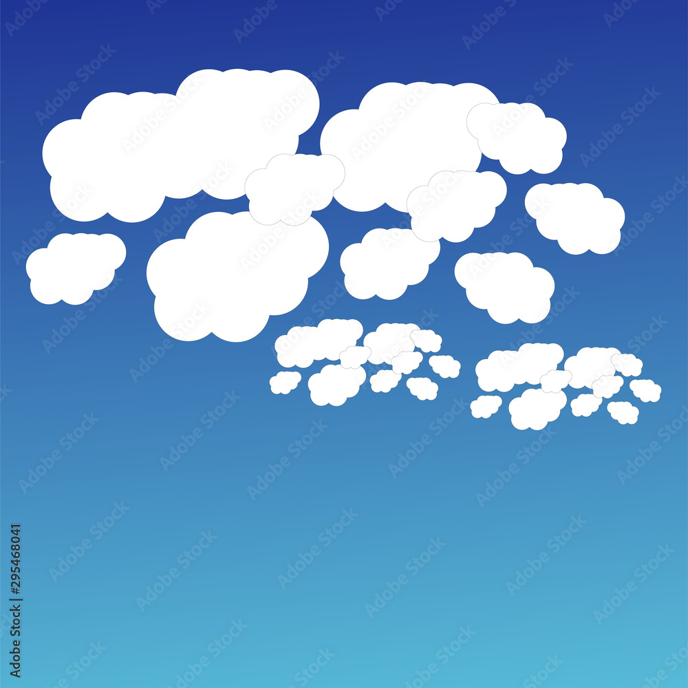 clouds on blue sky clouds on blue sky