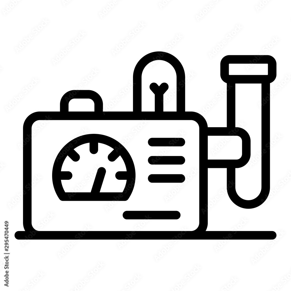 Chemical device icon. Outline chemical device vector icon for web design isolated on white background Chemical device icon. Outline chemical device vector icon for web design isolated on white background