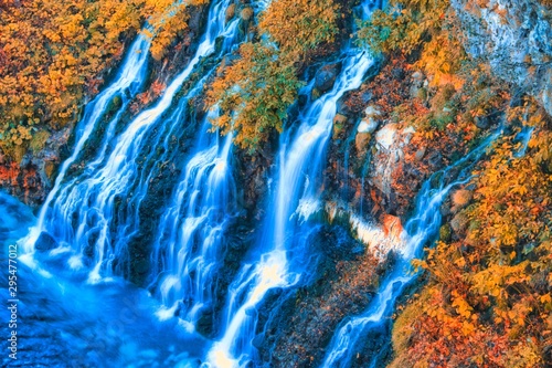 White bearded Waterfall in Japan,sirahigefall