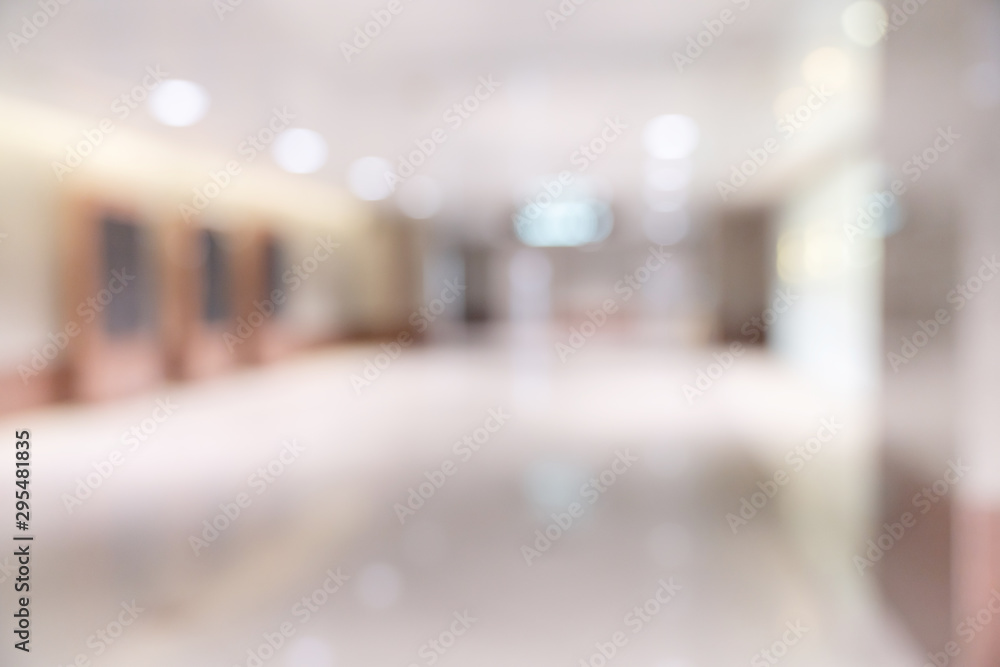 Fototapeta premium abstract blur image background of office work corridor