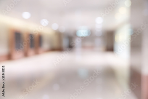 abstract blur image background of office work corridor