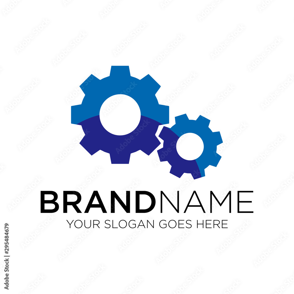 Gear vector logo template art Gear vector logo template art