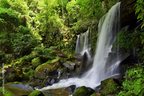Limestone waterfall