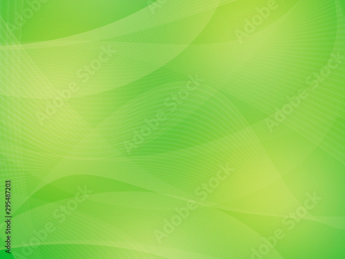 Abstract green background with light transparent pattern. © qwertfak