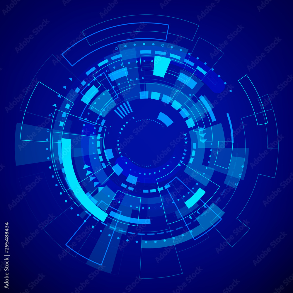 Futuristic Technology Pattern. Blue Abstract Digital Background. Vector illustration Futuristic Technology Pattern. Blue Abstract Digital Background. Vector illustration