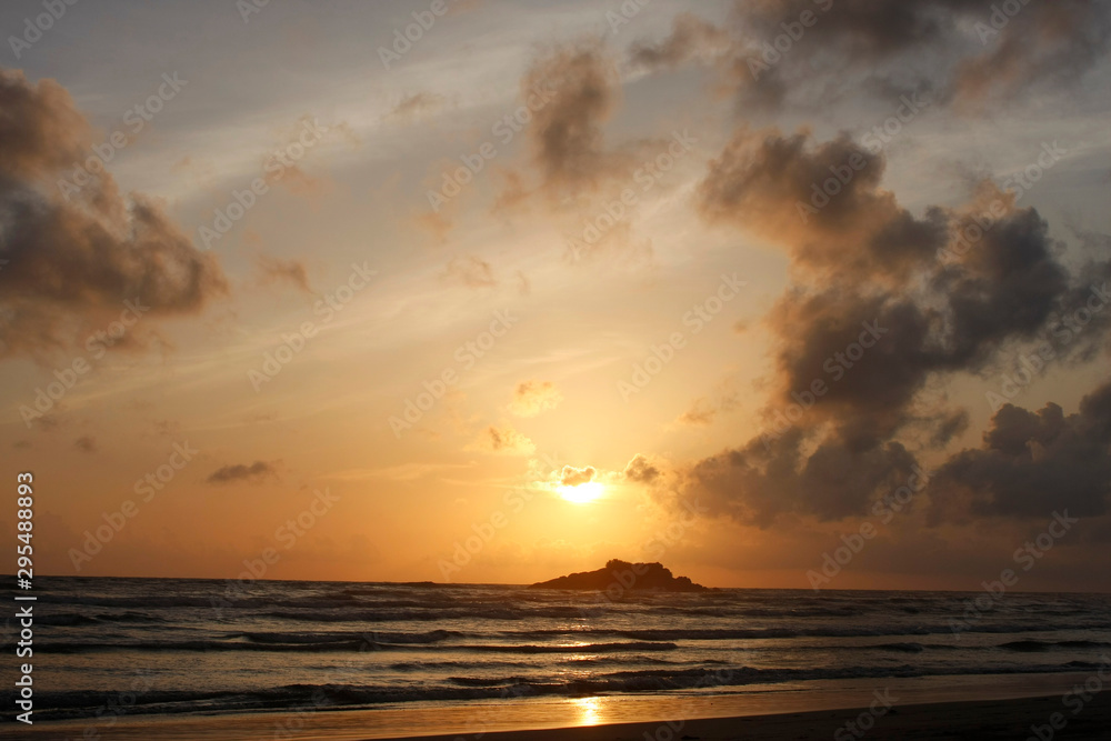 Sonnenuntergang am Indischen Ozean