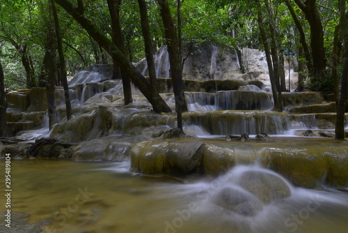 Limestone waterfall