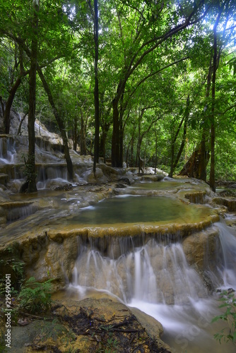 Limestone waterfall