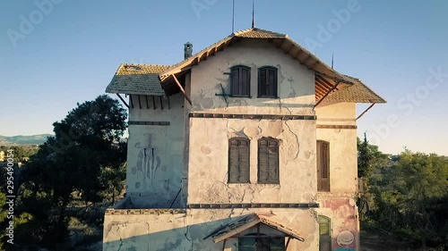 Wallpaper Mural Aerial of a old abandoned house, urban exploration, Alicante, Spain Torontodigital.ca