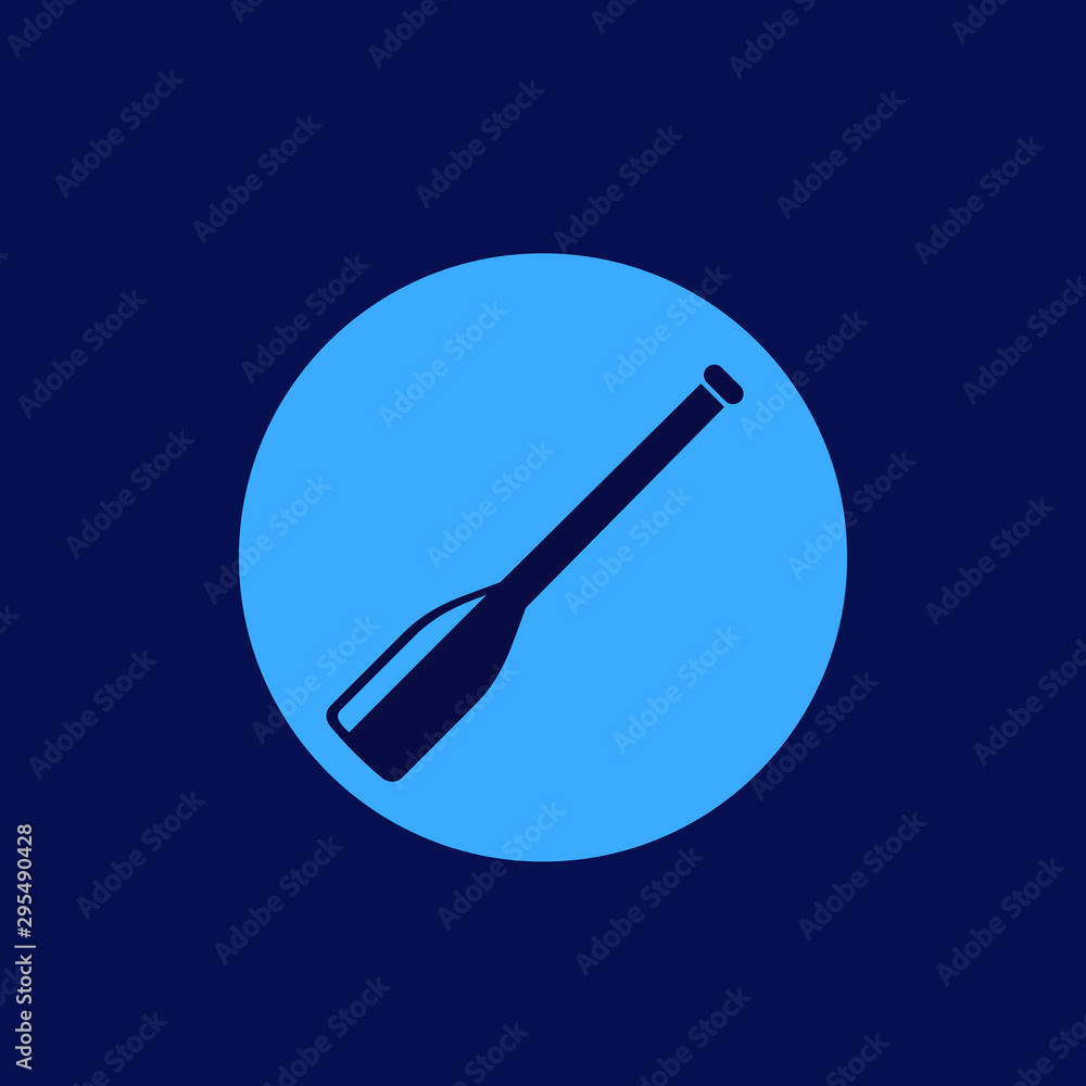 paddle or oar vector icon