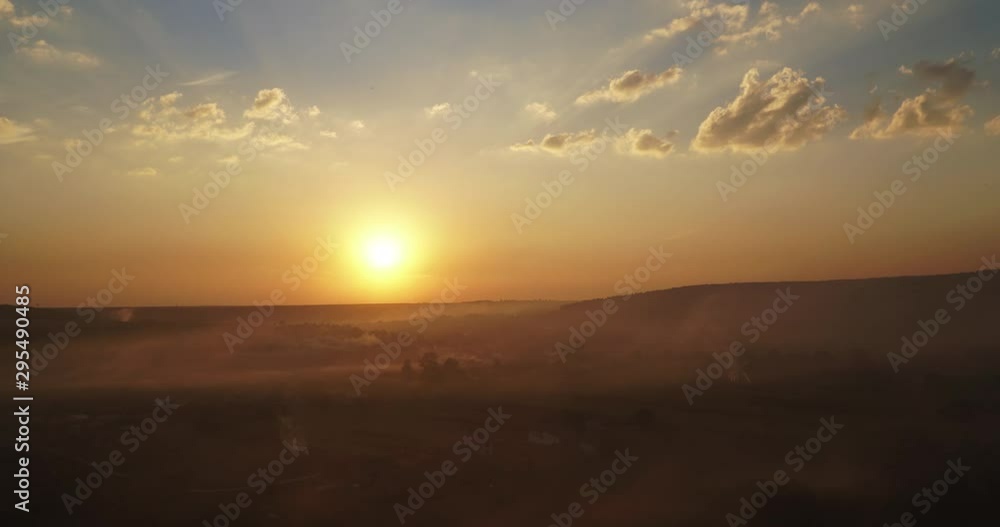 Time lapse, sunset at Ternopil village, Ukraine, 4k Time lapse, sunset at Ternopil village, Ukraine, 4k