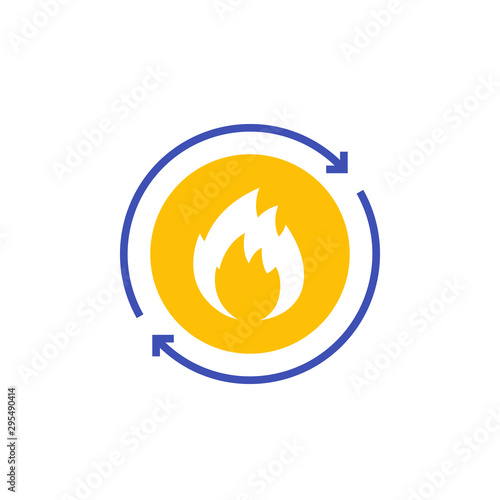 Metabolism vector icon on white