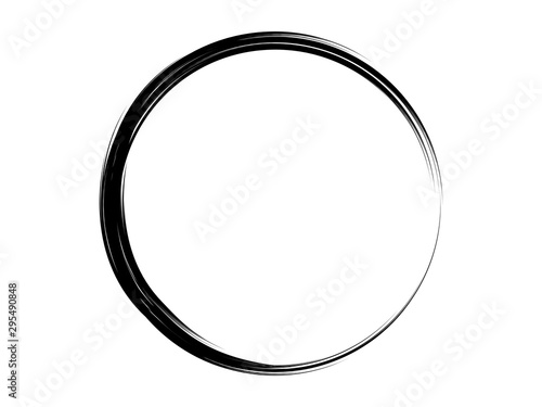 Grunge isolated big circle.Grunge oval shape made for marking.Oval paint frame.Grunge circle made for your project.