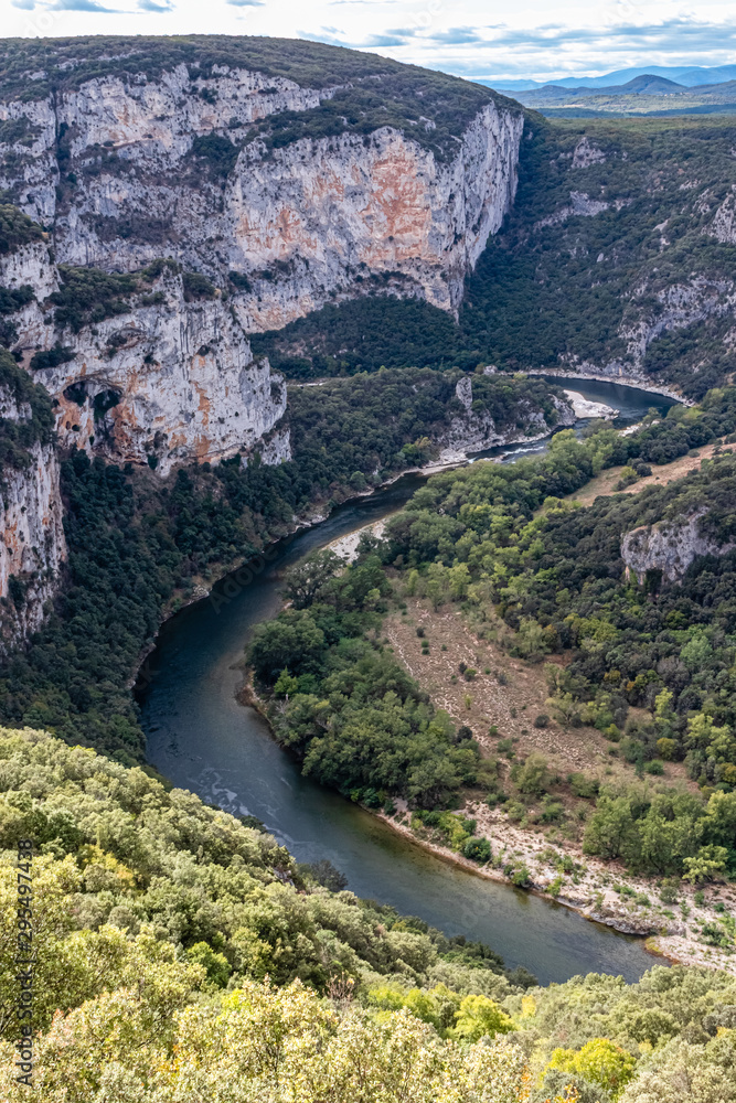 Gorges de l'Ardèche, in the south of France Gorges de l'Ardèche, in the south of France