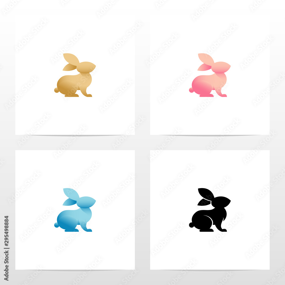Illustration Of Rabbit Logo Design