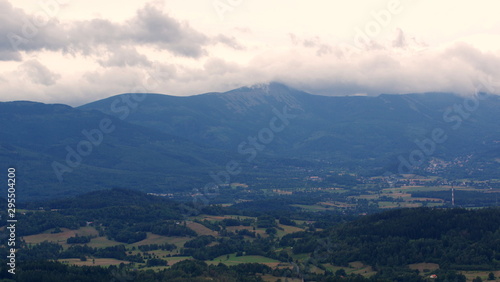 Panorama of the Giant Mountains on Karpacz