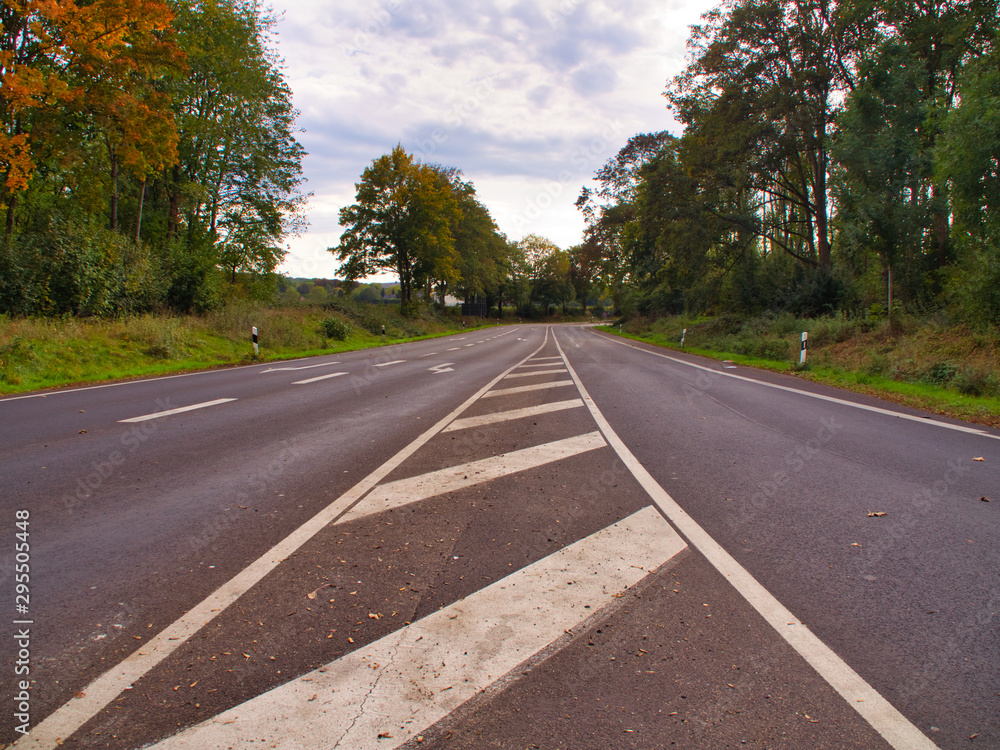 Fototapeta premium leere Autobahn 