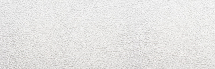 White leather background. Panorama.