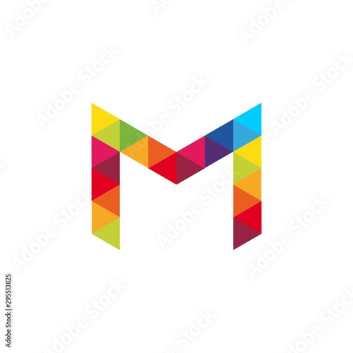 Free Download initial logo design m - GFXLoad