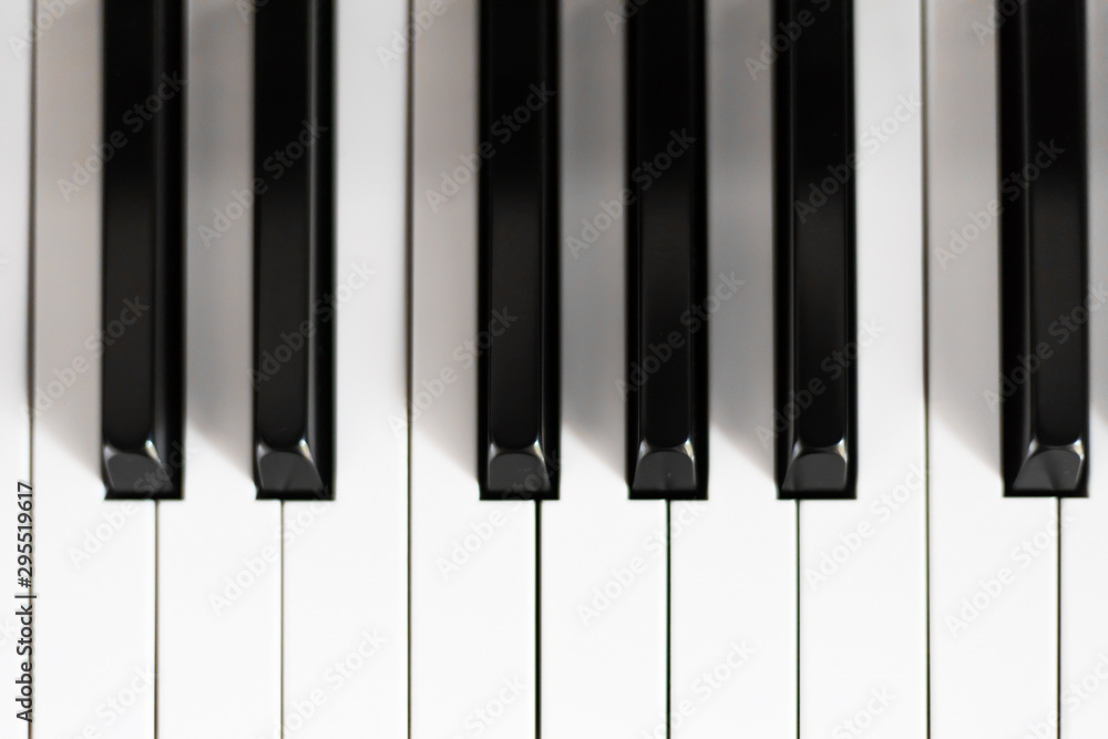 Closeup of a piano keyboard Closeup of a piano keyboard